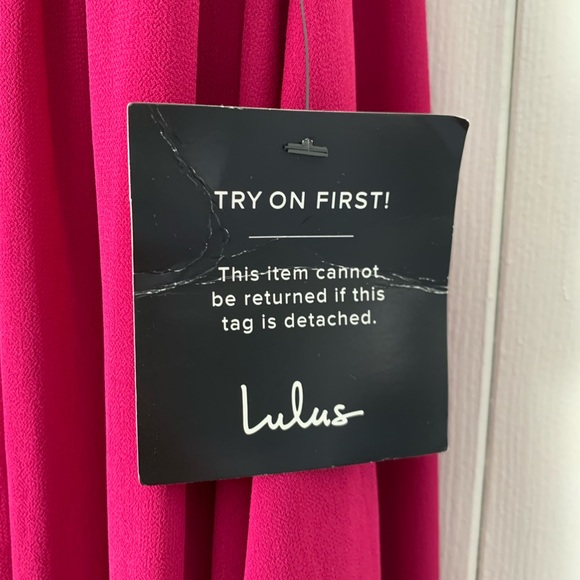 Lulus Heavenly Hues Magenta Maxi Dress- Size S - Picture 5 of 6